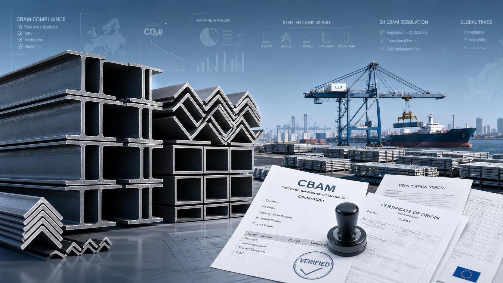 EU CBAM Steel Rules Trigger Carbon Data Filing for Chinese Sections EU CBAM Steel Rules Trigger Carbon Data Filing for Chinese Sections