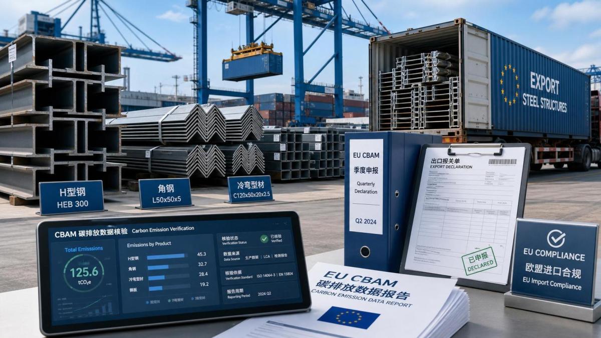 EU CBAM Update Sets Quarterly Filing for Steel Sections EU CBAM Update Sets Quarterly Filing for Steel Sections
