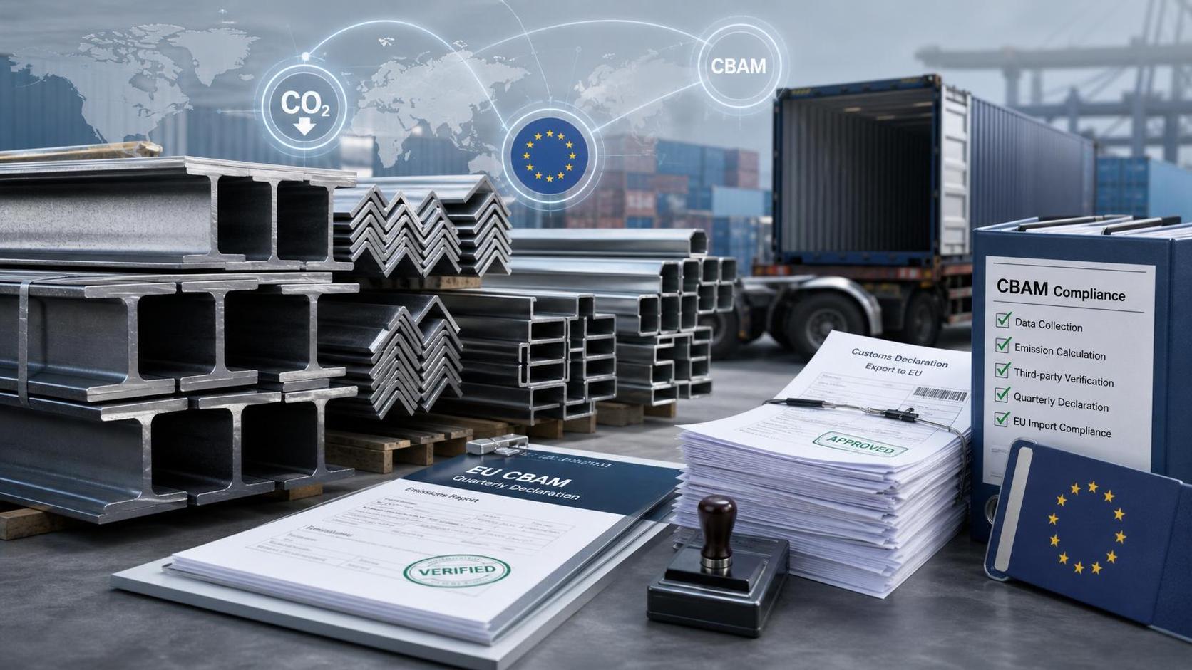 EU CBAM Update Sets Quarterly Filing for Steel Sections EU CBAM Update Sets Quarterly Filing for Steel Sections