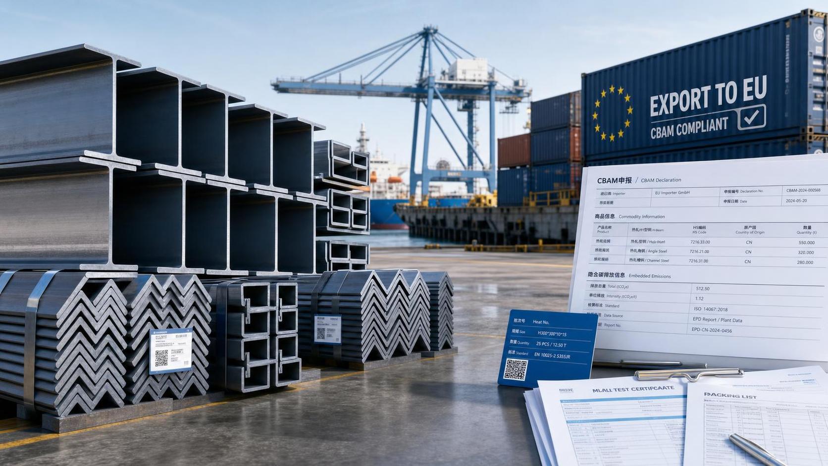 EU CBAM Phase Three Starts for Steel Profiles