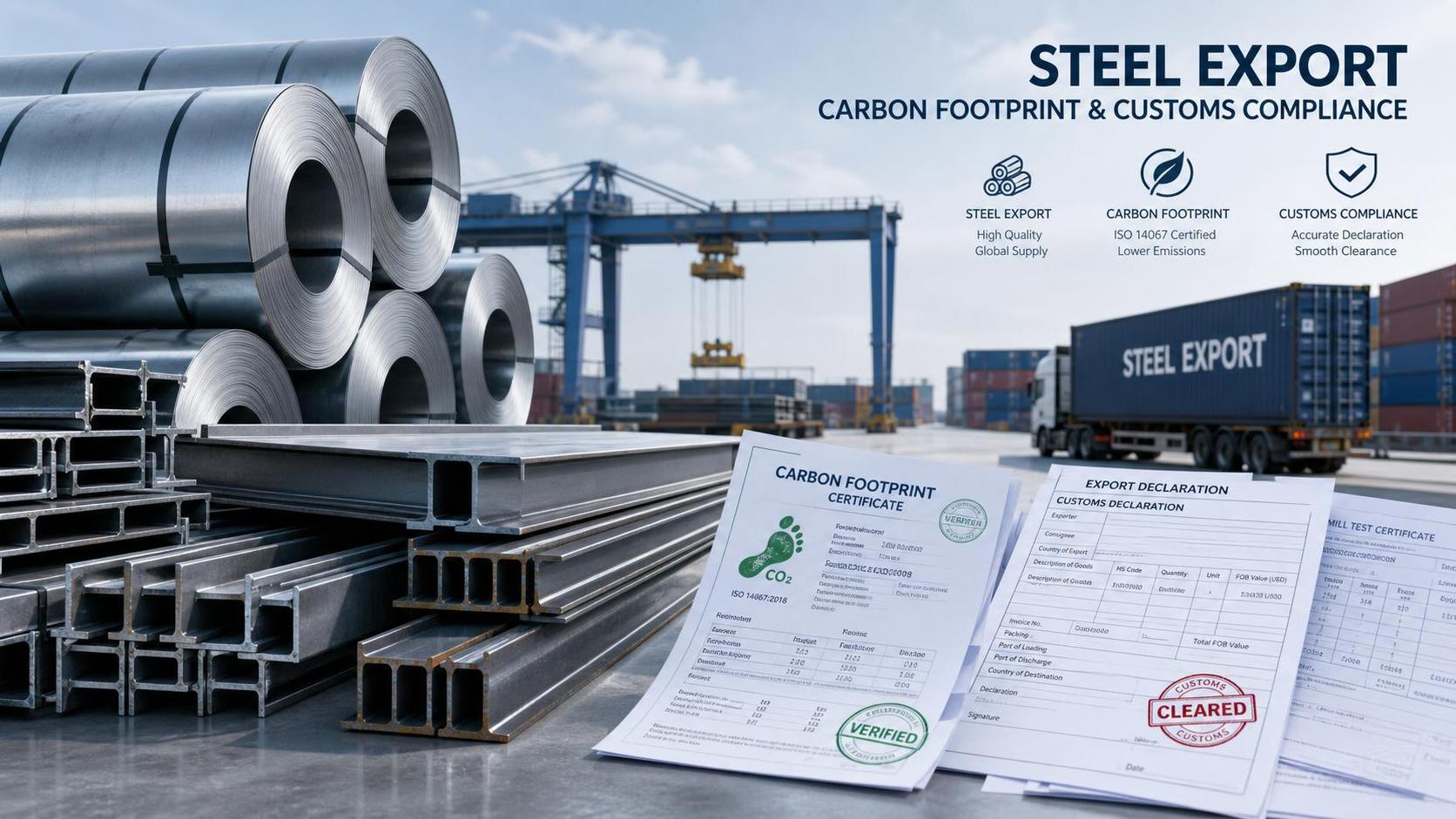 China Customs Adds Carbon Footprint Declaration to Steel Export Filings