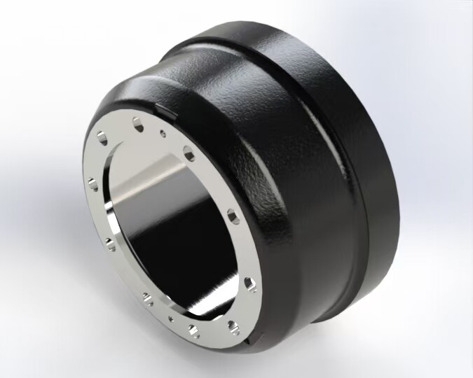 Semi trailer break drum