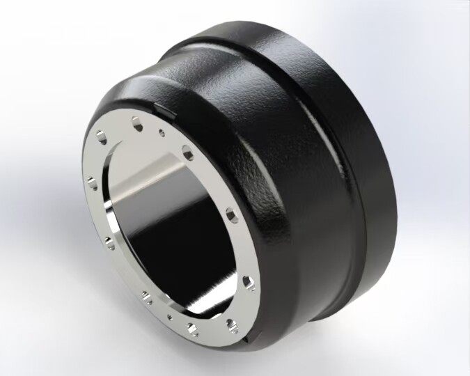 Semi trailer break drum