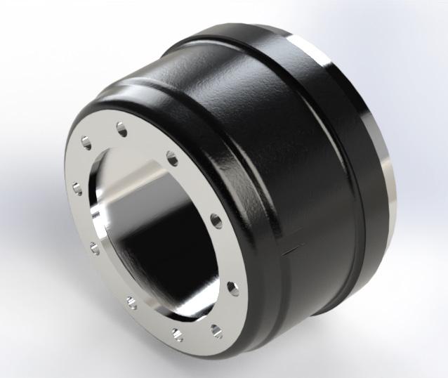 Semi trailer break drum