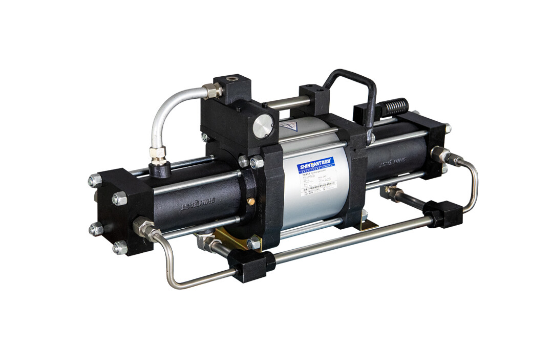 Why is it necessary to pre increase pressure when using a gas-liquid booster pump
