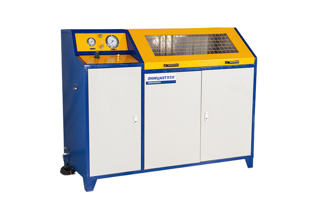 Compressed gas cylinder hydraulic burst testing machine