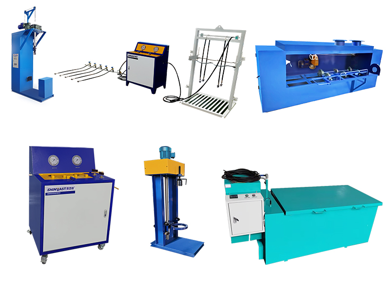 Acetylene cylinder testing equipment