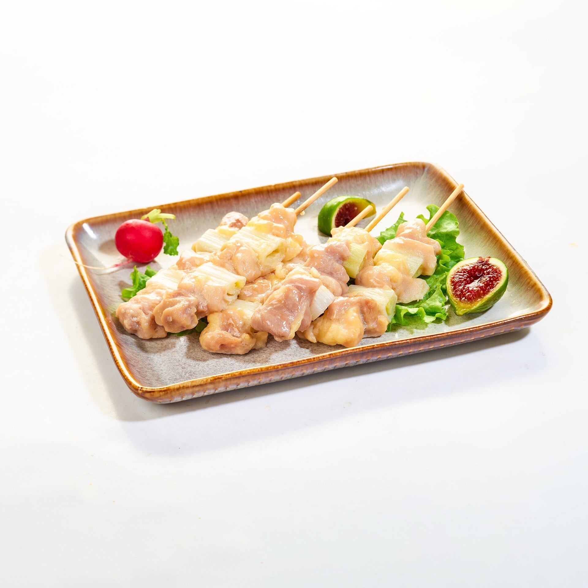 Steamed Chicken Thigh and Scallion Skewers 30G(With starch）