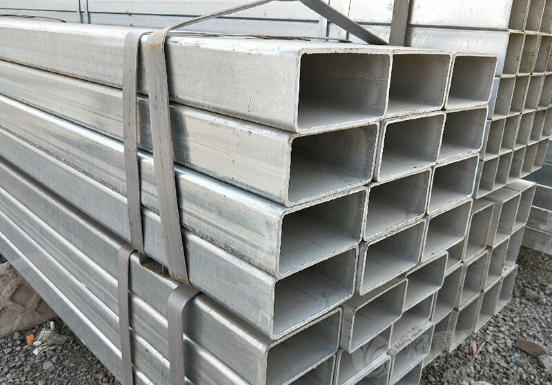 Galvanized rectangular pipe