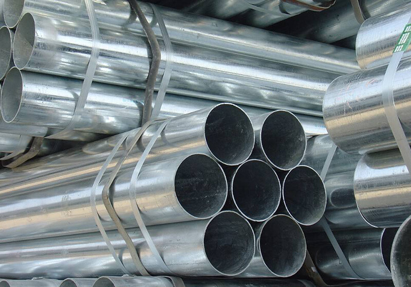 Large diameter hot dip galvanized steel pipe