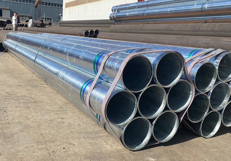 Large diameter hot dip galvanized steel pipe