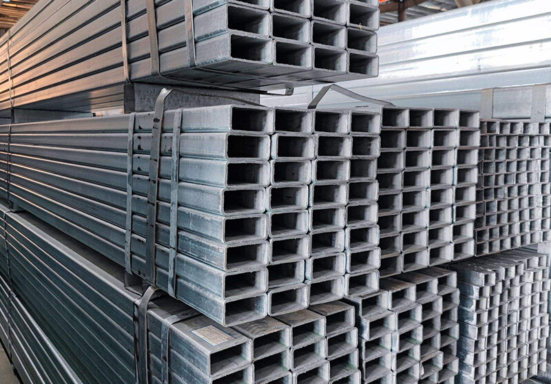 Galvanized rectangular pipe