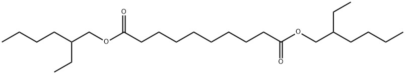 癸二酸二异辛酯 结构式