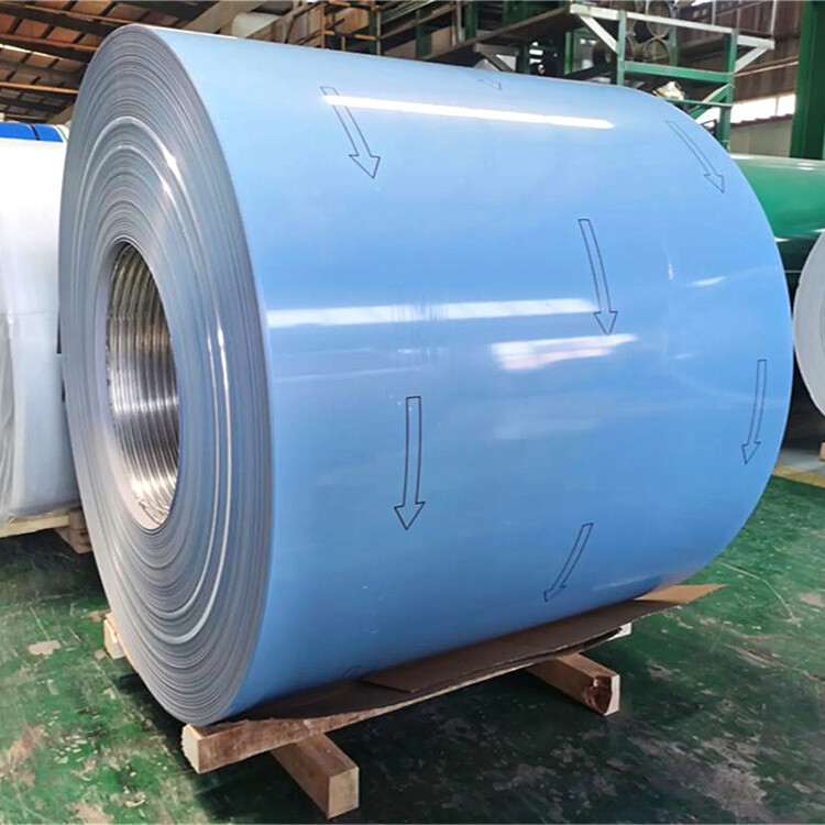 Hot dip aluminum zinc color coated coil