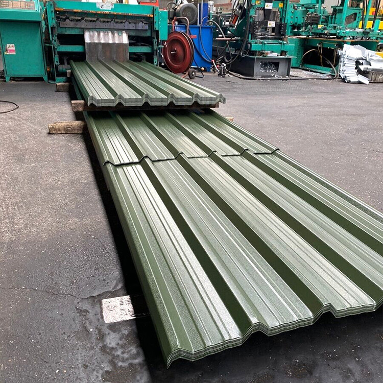 Galvanized color coated corrugated sheet