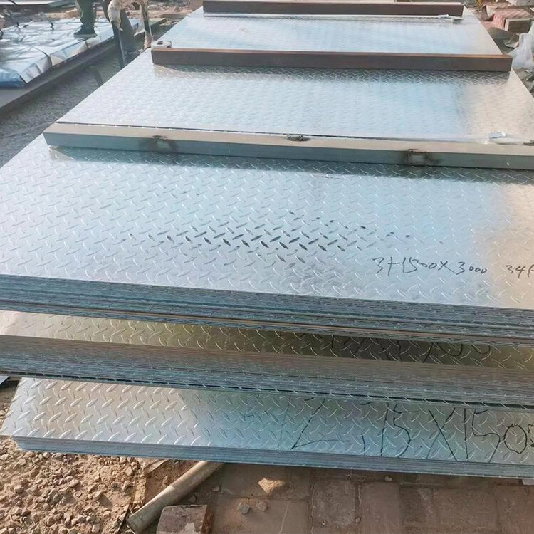 Galvanized Carbon Steel Checkered Plate