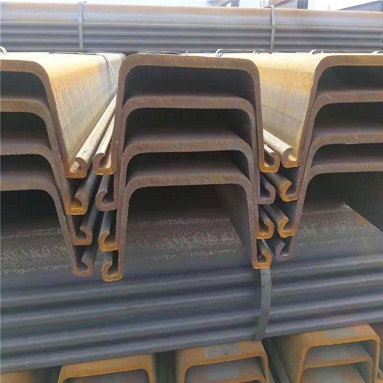 Cold-formed U-shaped steel sheet piles