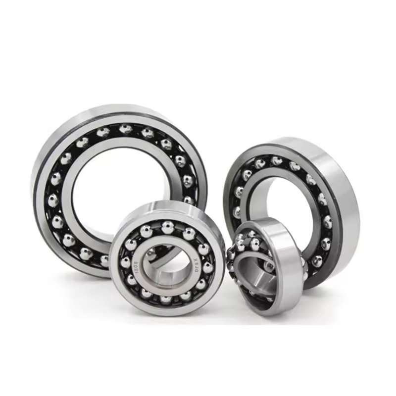 Aligning ball bearings