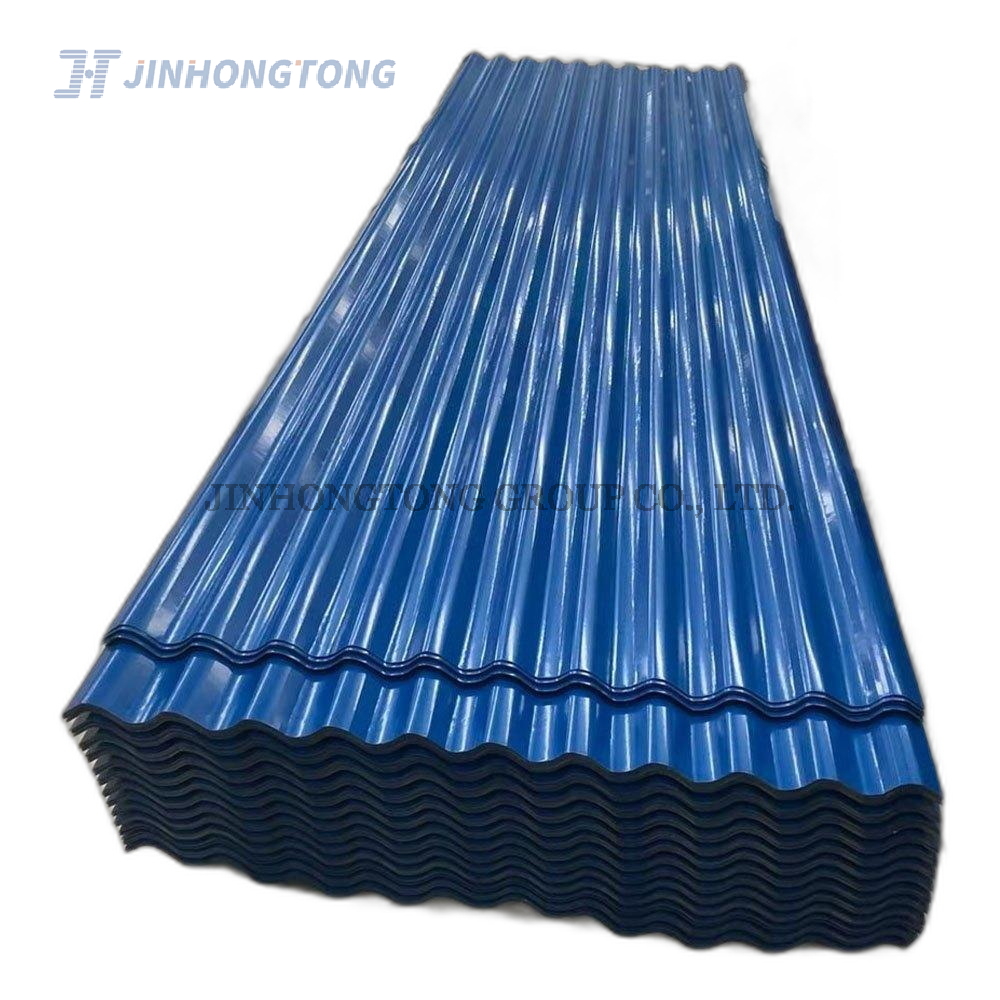 PPGI Coated Roofing Metal Tile Panel Material Color Coated Zinc Corrugated Prepainted Galvanized Steel Roofing Sheets