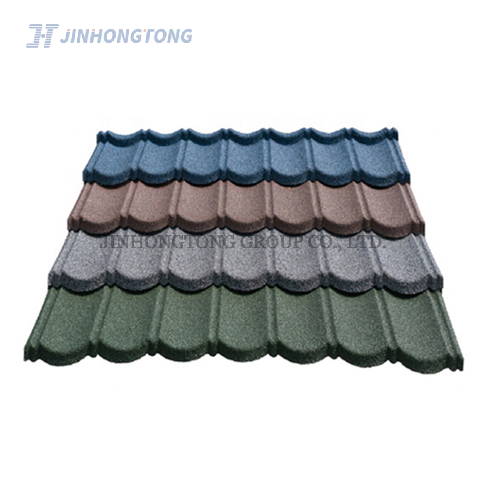 Classical 7-Wave Integrated Stone Coated Metal Roof Tiles