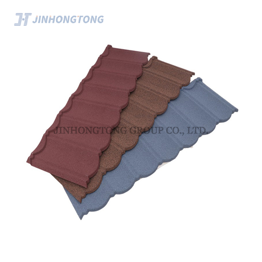 Colorful Stone-Coated Metal Roofing Tiles