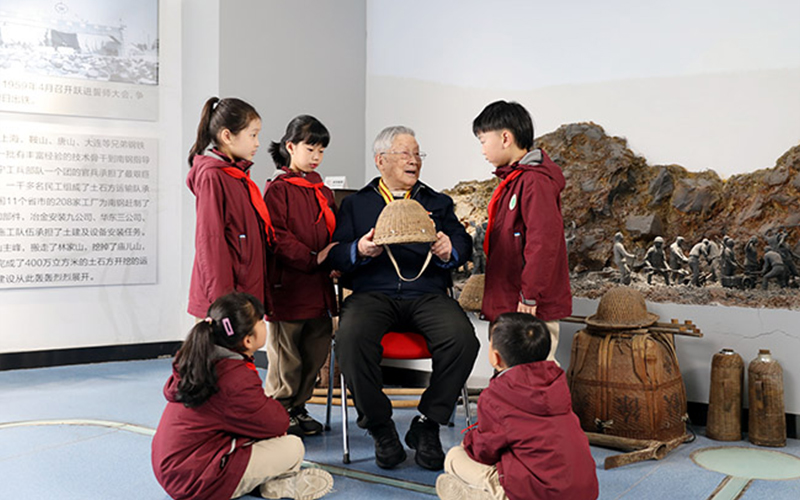 Listen to grandpa talk about the past