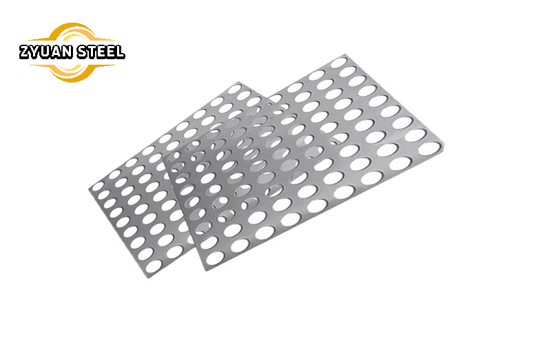 Stainless steel perforated plate