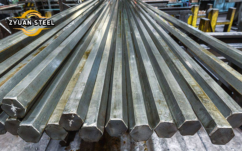 Carbon steel hexagonal bar