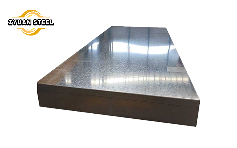 Aluminized zinc plate