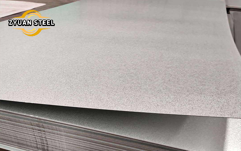 Galvanized plate