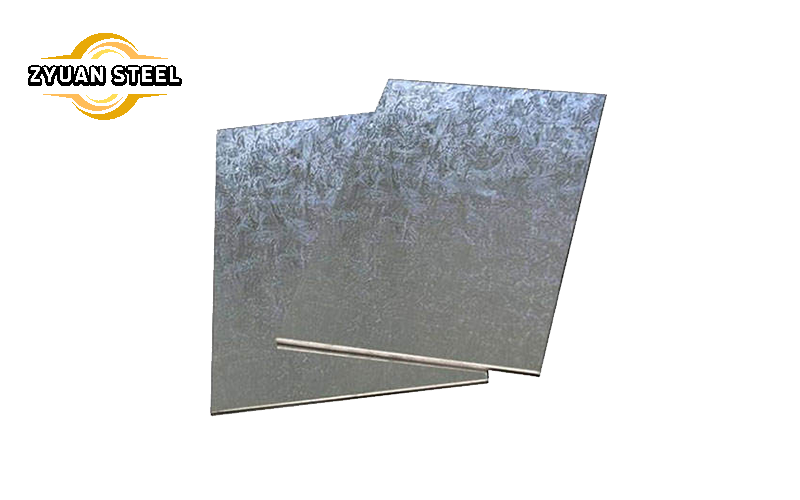 Galvanized plate