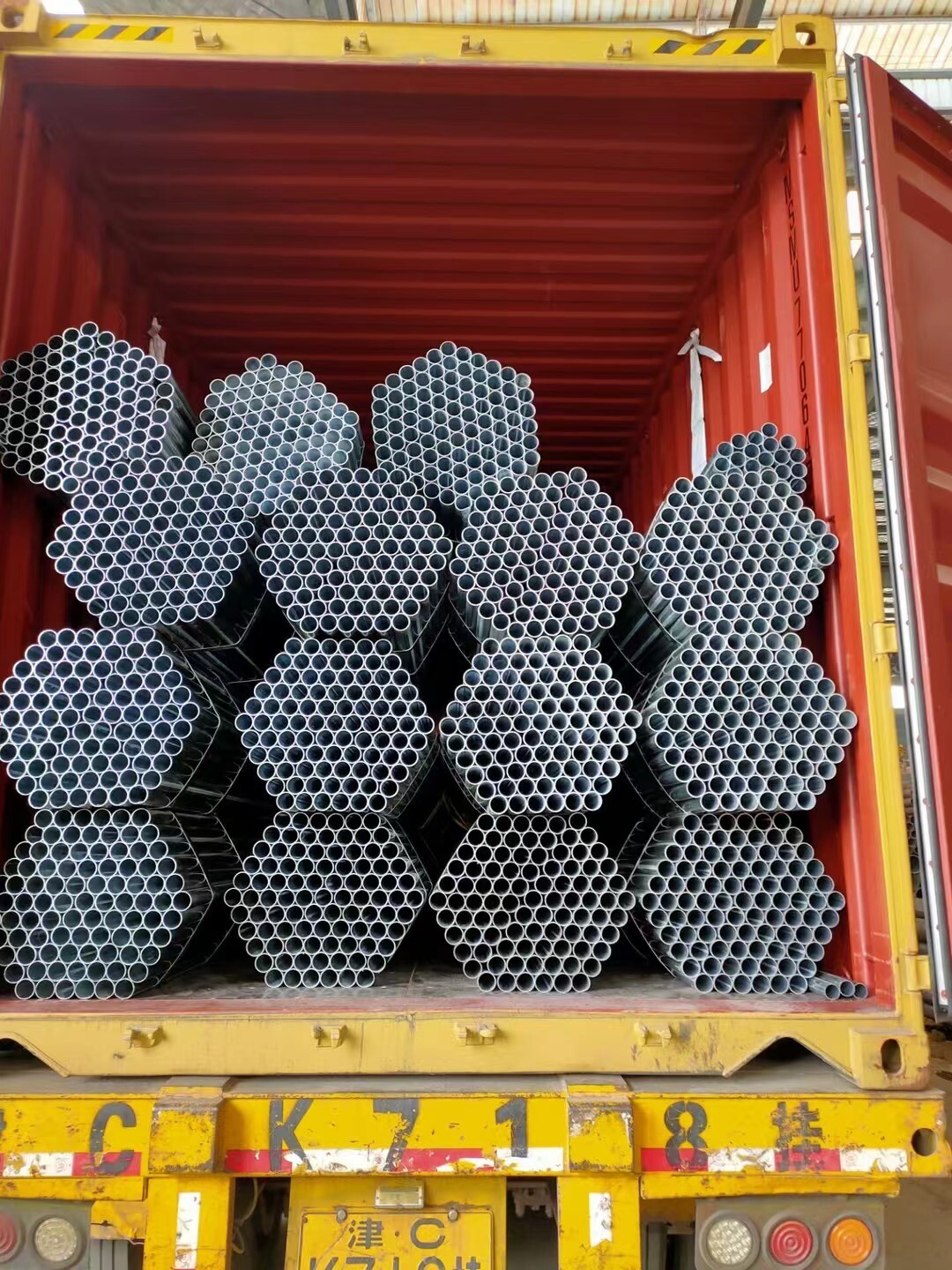 Dx51D+Z120 Galvanised Round Pipe