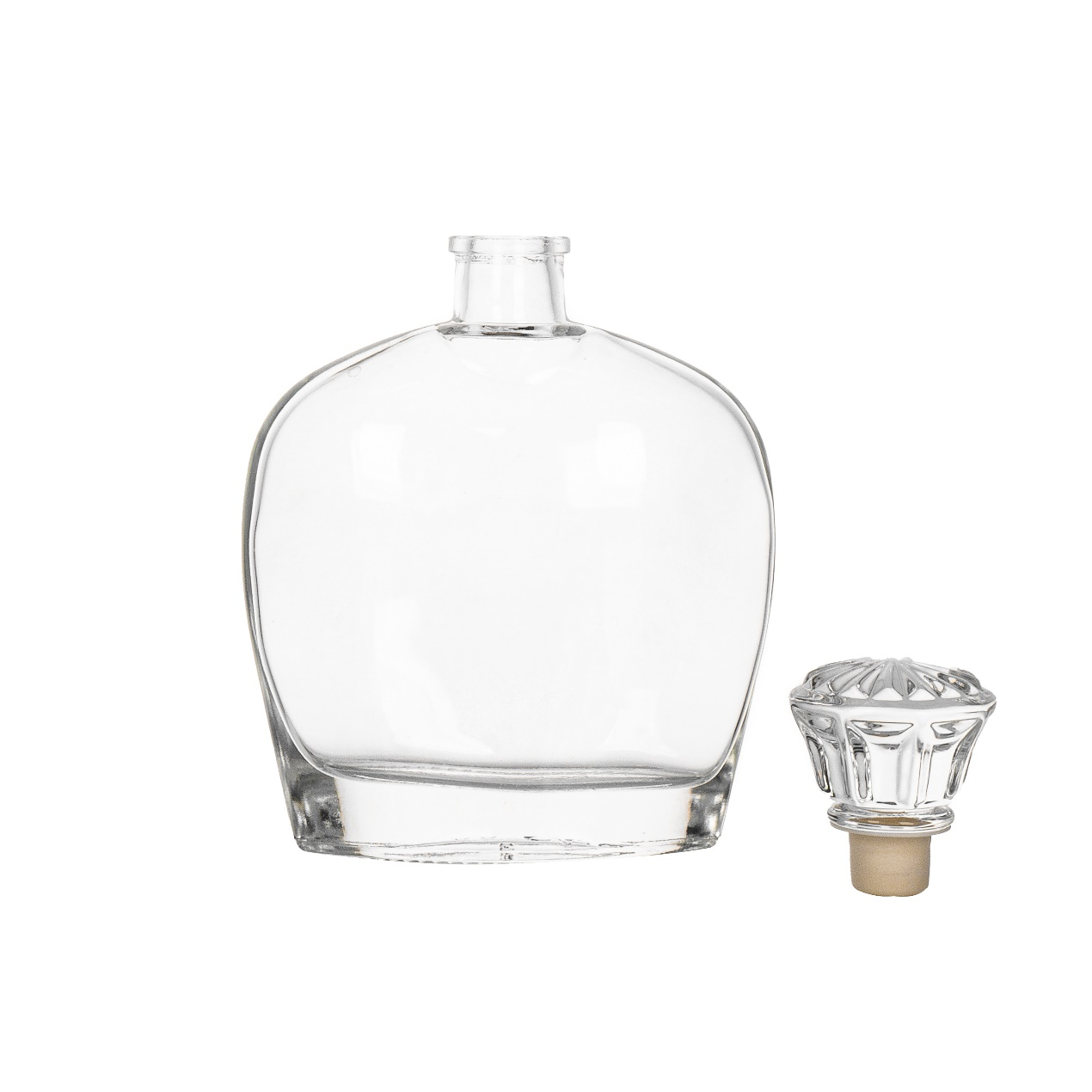 Precio competitivo, botella de whisky líquido, botella de vidrio para vino, whisky, presentador de botellas de whisky