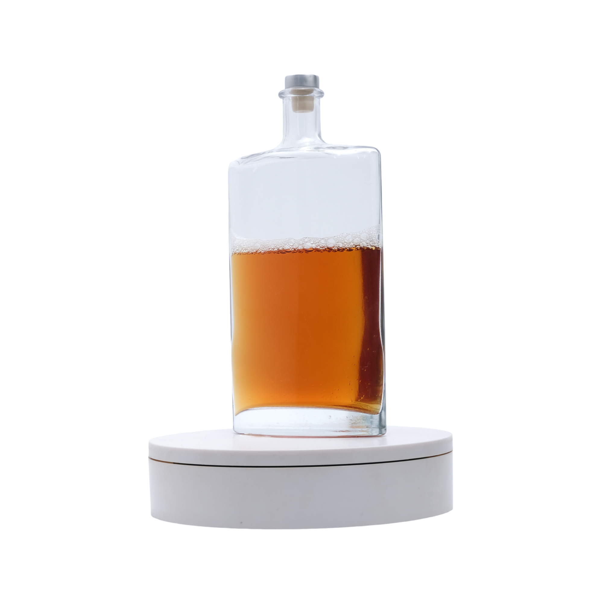 Venta caliente botellas de lujo para la botella de brandy375 ml frasco de vidrio botella de brandy whisky botella de tapas