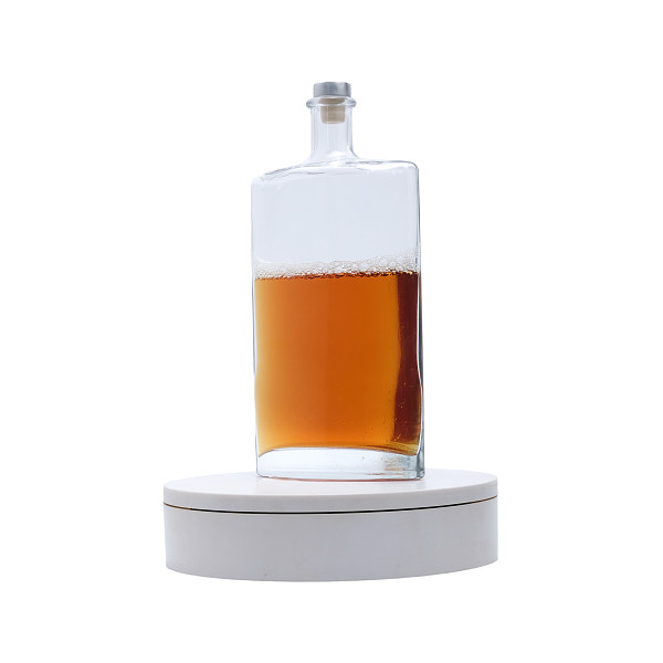 Venta caliente botellas de lujo para la botella de brandy375 ml frasco de vidrio botella de brandy whisky botella de tapas