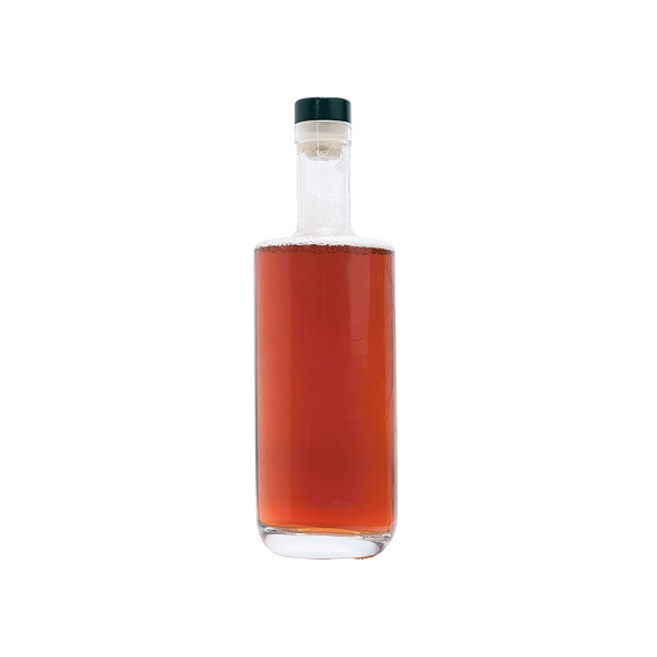 Custom Empty Flint 750ml 700ml 500ml Botella De Vidrio Con Tapón De Corcho Para Whisky Spirit Liquor Bouteille En Verre Bottiglie Vetro