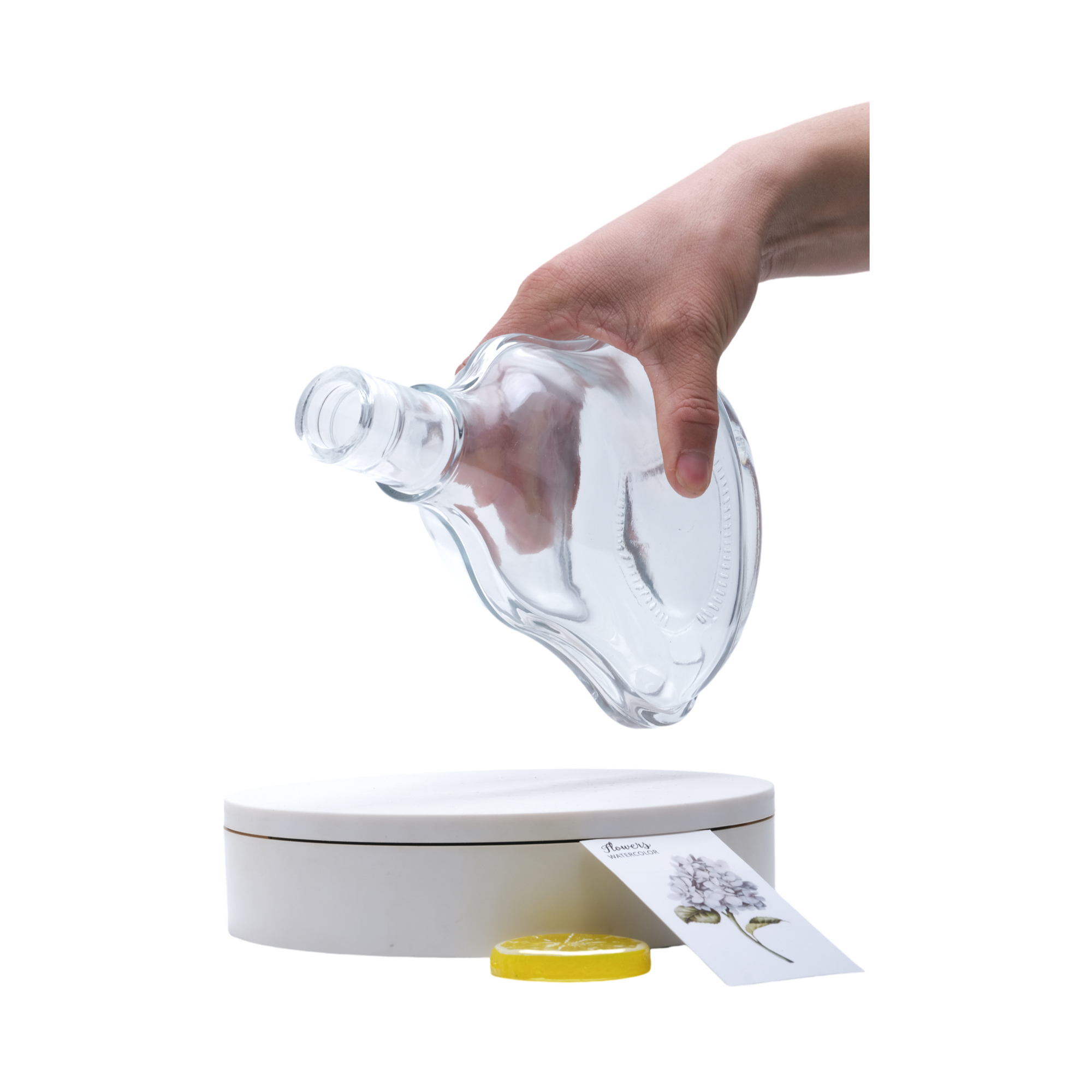 Venta al por mayor de encargo 500ml 700ml 750ml 1000ml Botella de vidrio vacía Licor Vodka Botella de ginebra con corcho Botella de vidrio de ginebra Fábrica