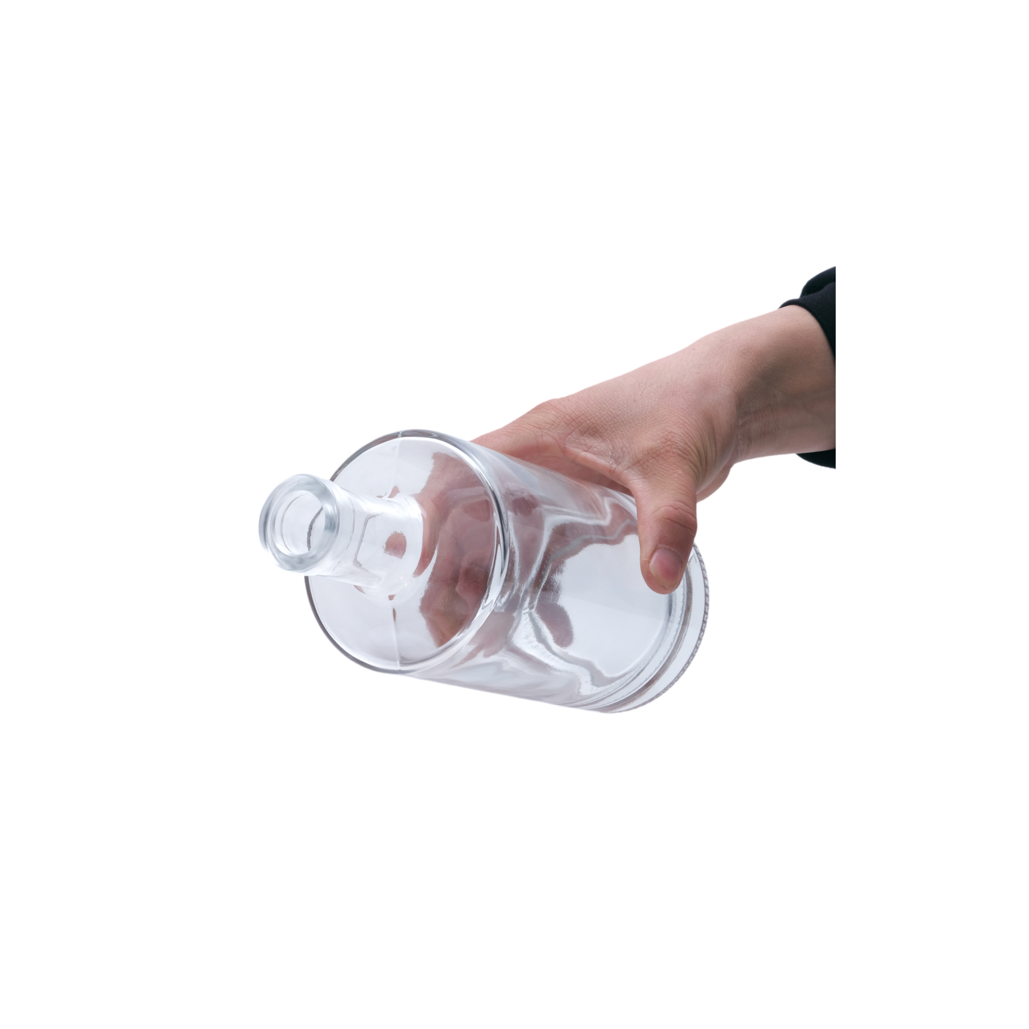 Mayorista 100Ml 200Ml 330Ml 500Ml 750Ml 1000Ml Presentador Vacío Beluga Vodka Whisky Ginebra Tequila Brandy Ron Botellas de Vidrio