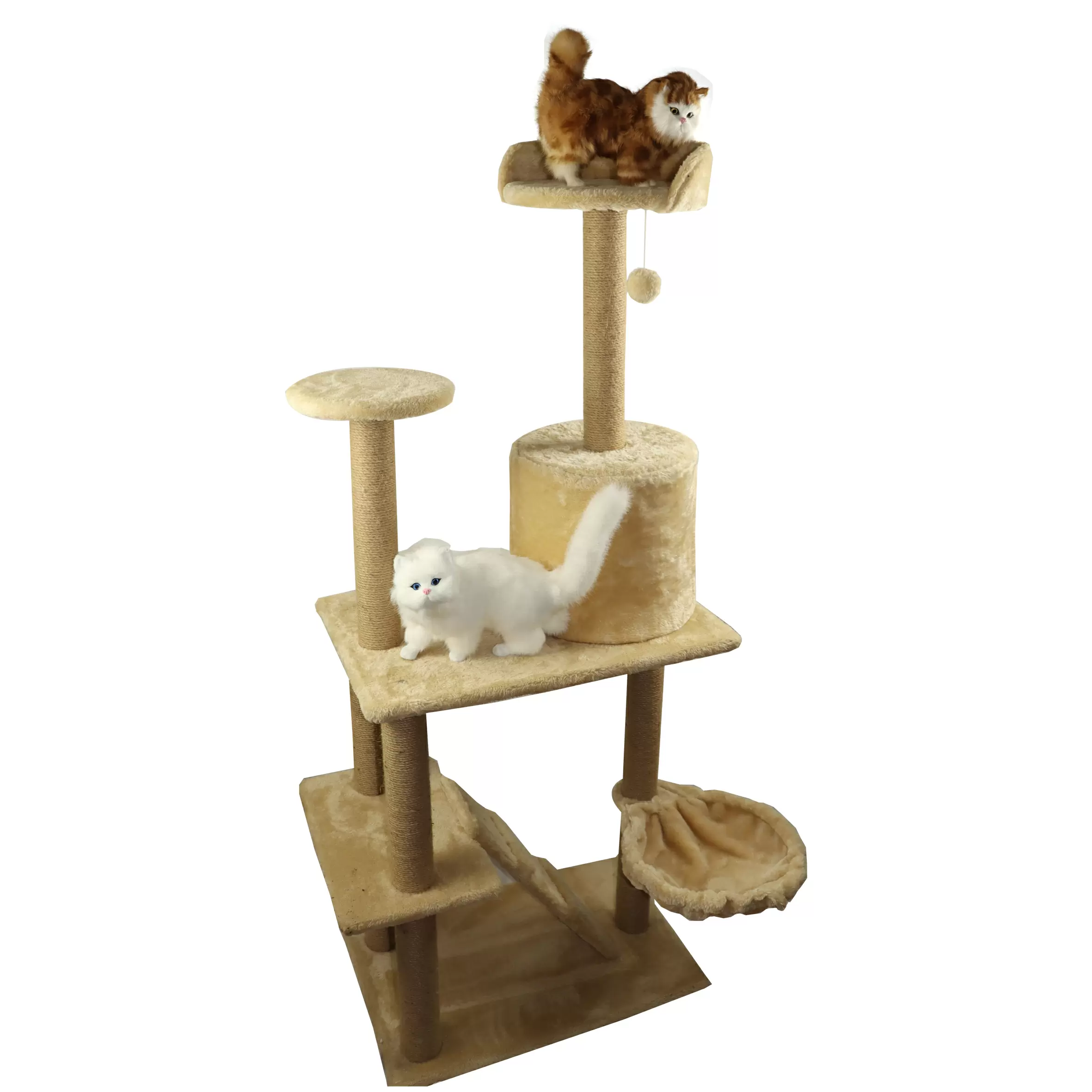 Cat Climbing Tree