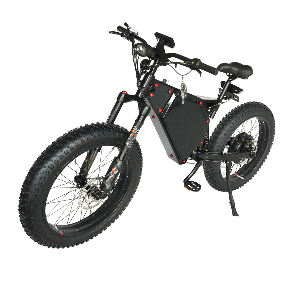 Stealth Bomber Fat Tire Electric Bike Full Suspension 5000W Enduro Ebike