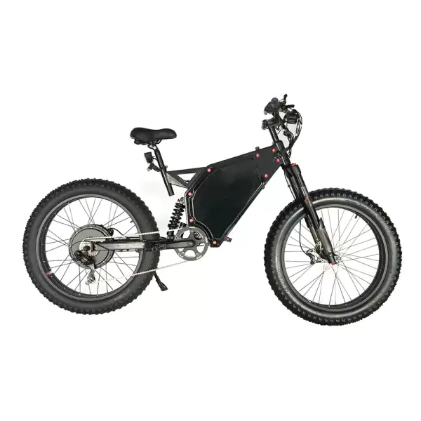 Stealth Bomber Fat Tire Electric Bike Full Suspension 5000W Enduro Ebike-Changzhou Leili Vehichle Parts Co., Ltd. Stealth Bomber Fat Tire Electric Bike Full Suspension 5000W Enduro Ebike-Changzhou Leili Vehichle Parts Co., Ltd.