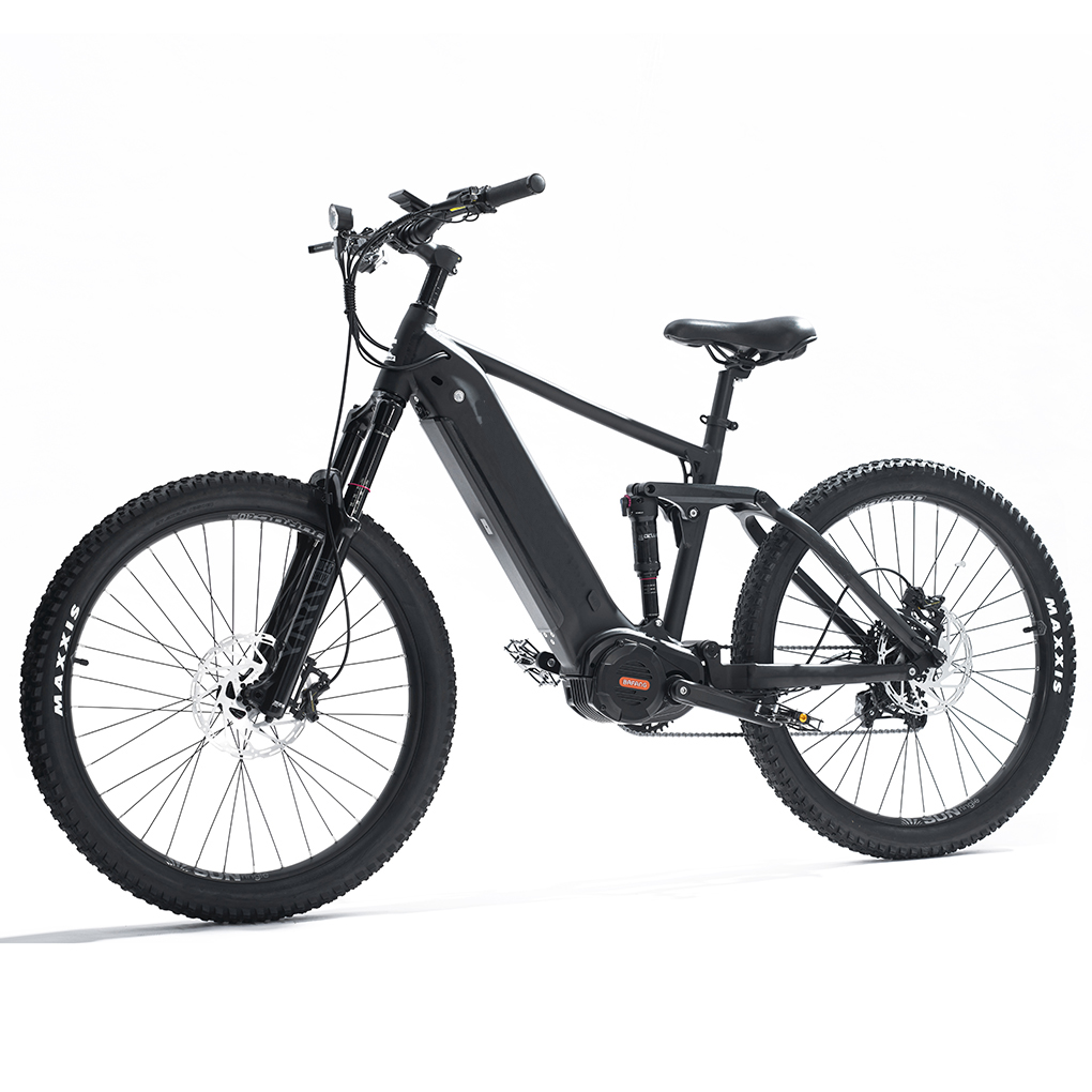 48V 1000W 8Fun M620 Mid Drive Full Suspension MTB Electric Bike Bicycle