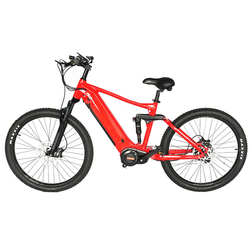 48V 1000W 8Fun M620 Mid Drive Full Suspension MTB Electric Bike Bicycle
