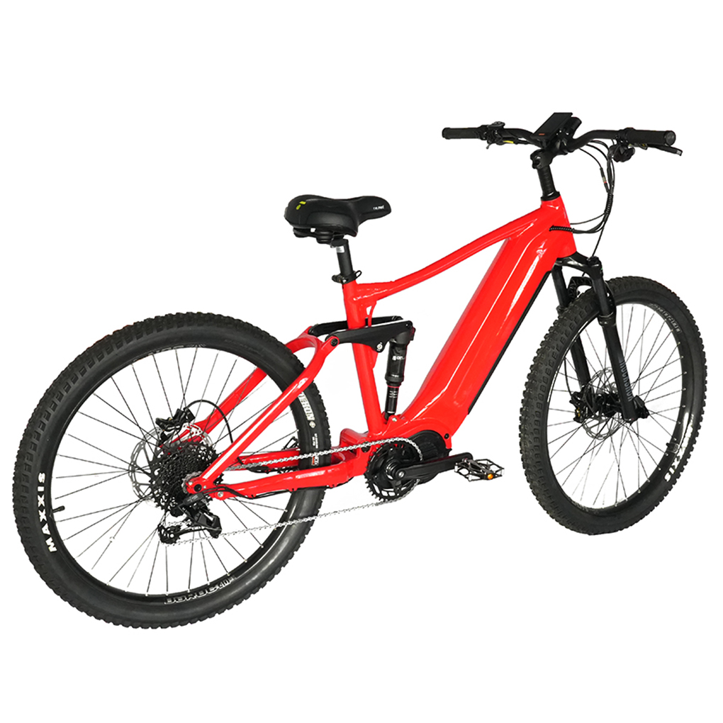 48V 1000W 8Fun M620 Mid Drive Full Suspension MTB Electric Bike Bicycle