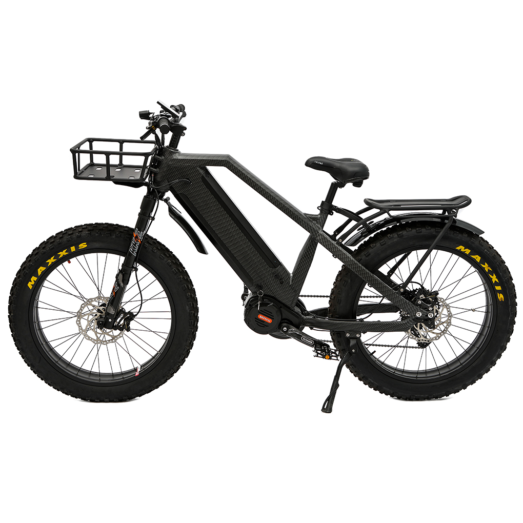 Dual Loong Electric Bike Batteries 48V15Ah*2pcs Bafang M620 1000W Mid Motor Hunting Ebike