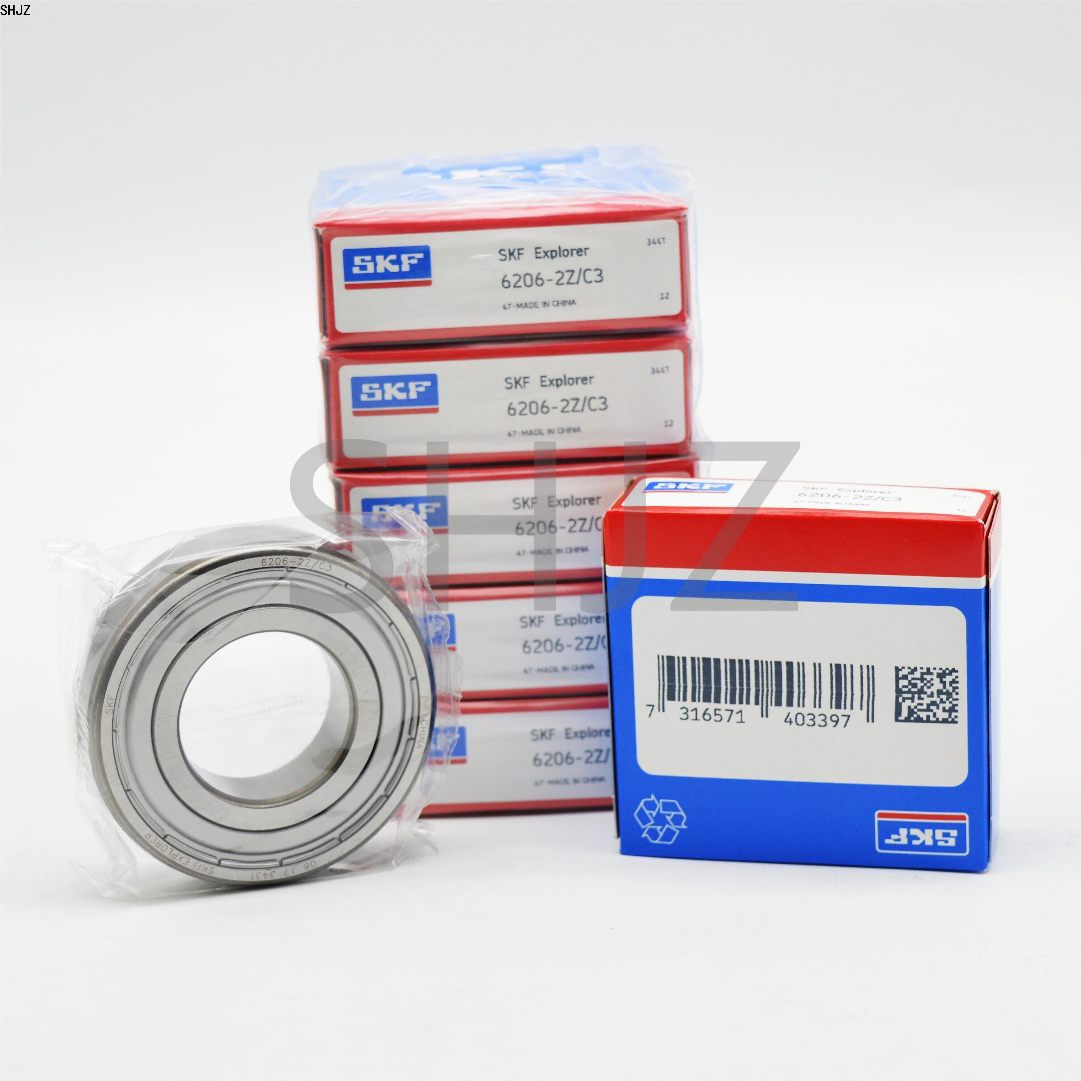 SKF Deep groove ball bearing 6206-2Z 30*62*16mm