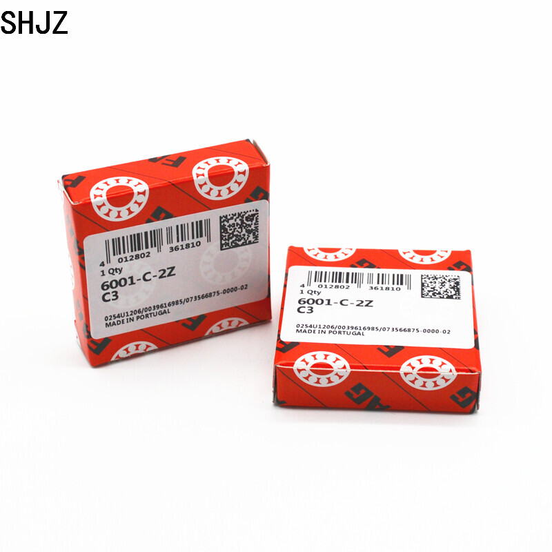 Hot Sale Original FAG 12x28x8mm 6001-C-2Z deep groove ball bearings