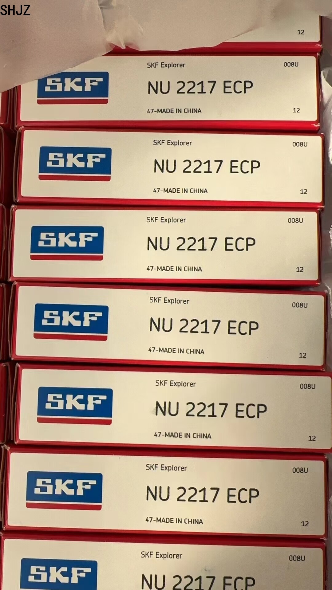 85*150*36mm SKF bearing NU 2217ECP Single row cylindrical roller bearing