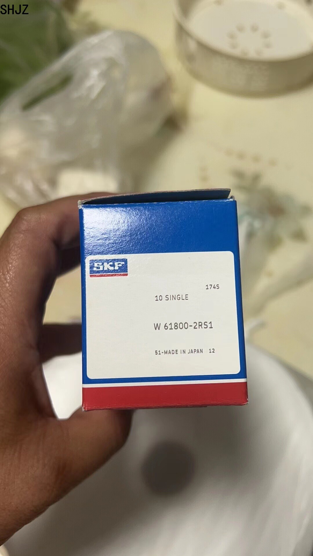 10*19*5mm SKF Bearing W 61800-2RS1 Stainless steel deep groove ball bearing