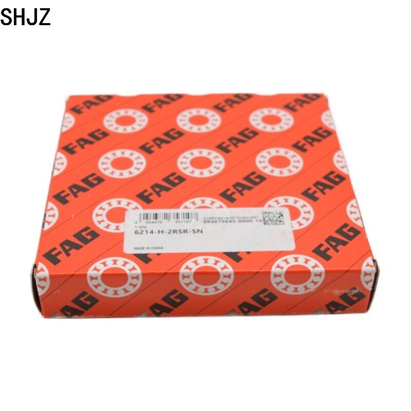 70*125*24mm FAG Bearing 6214-H-2RSR with Rubber Seal on Two Sides Deep Groove Ball Bearing